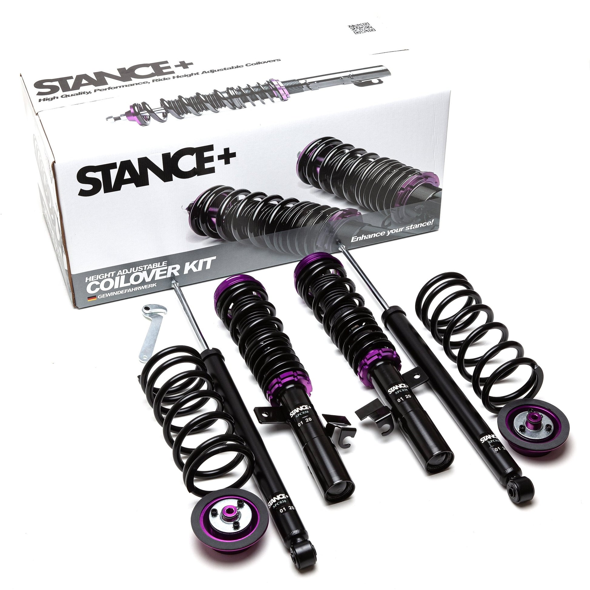 Street Coilover kit with Retail Box - STANCE+