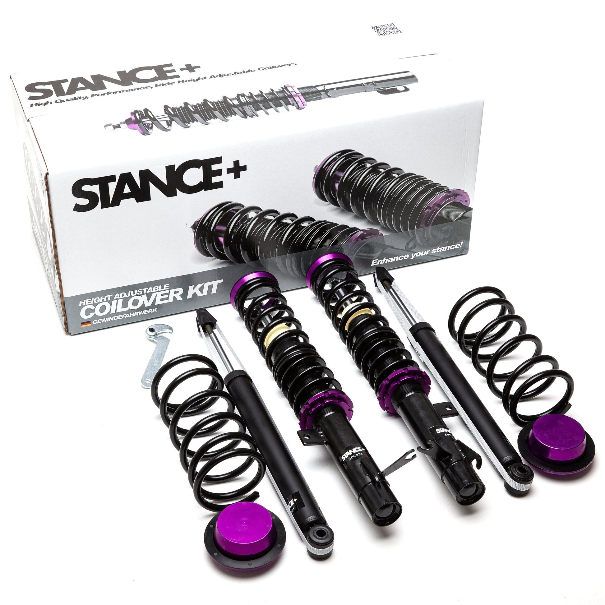 Street Coilover kit with Retail Box - STANCE+