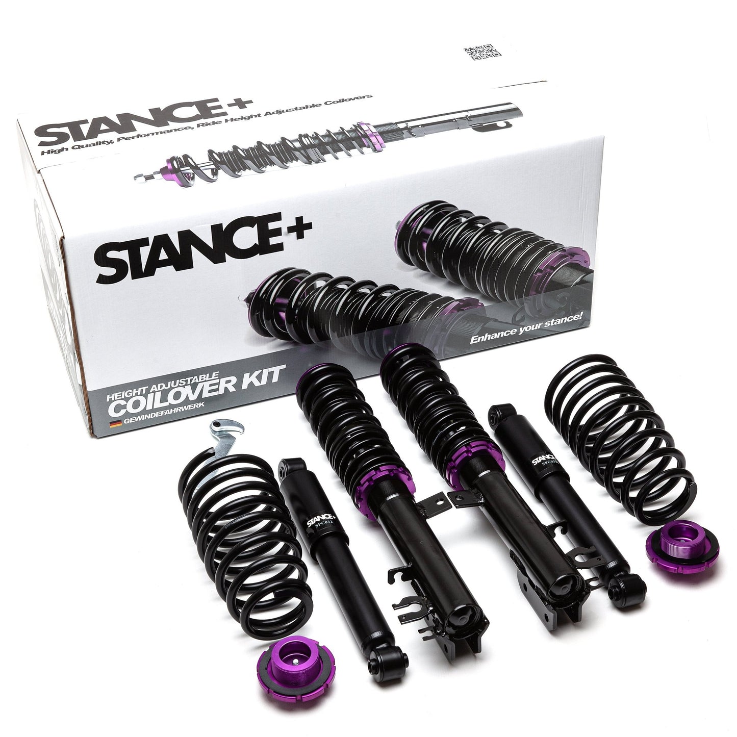 Street Coilover kit with Retail Box - STANCE+