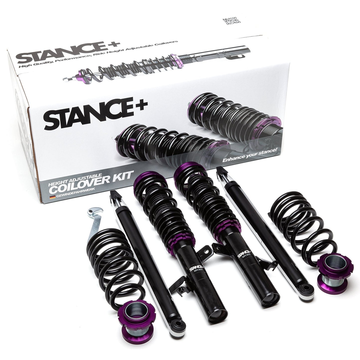 Street Coilover kit with Retail Box - STANCE+