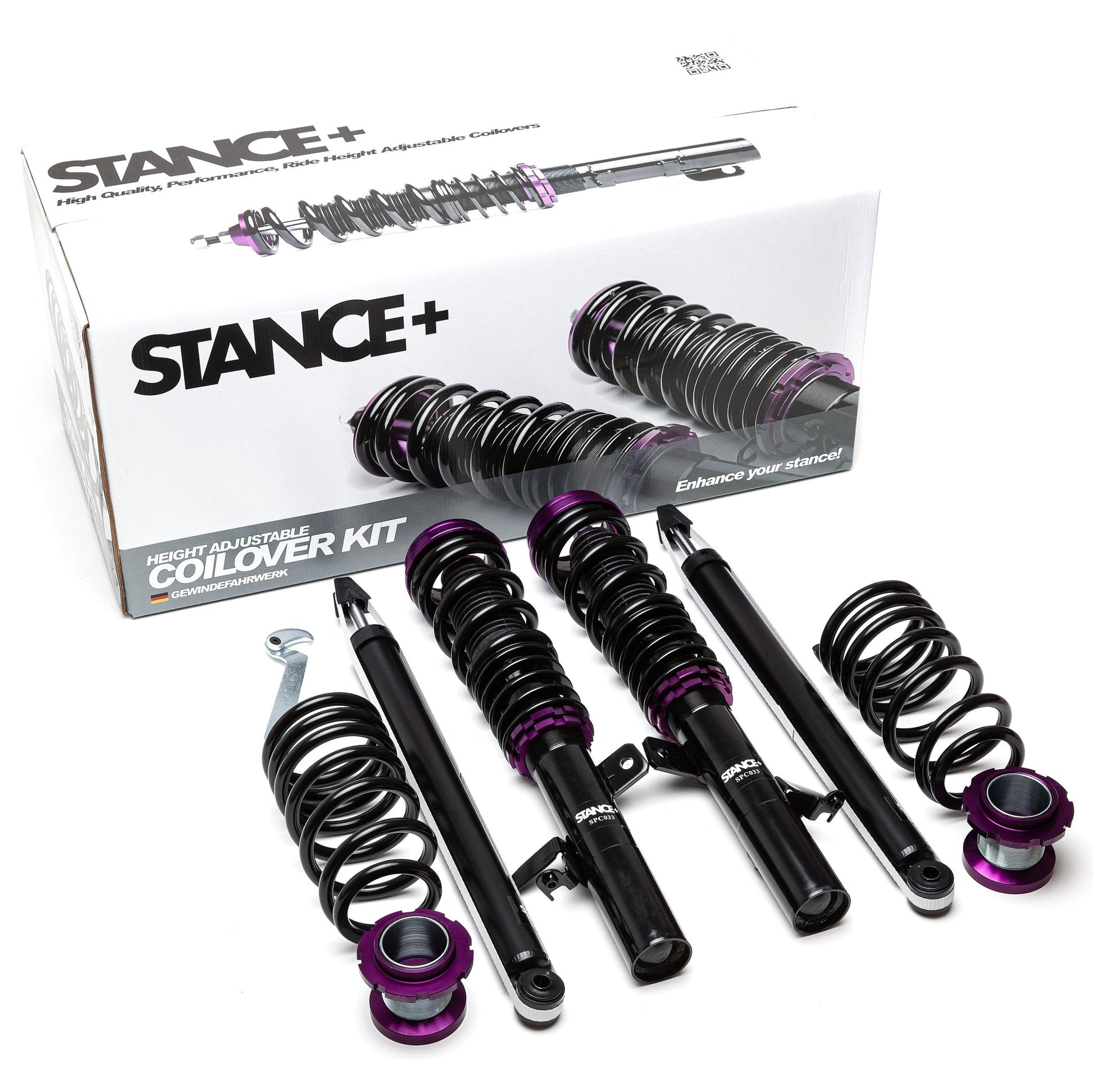 Street Coilover kit with Retail Box - STANCE+