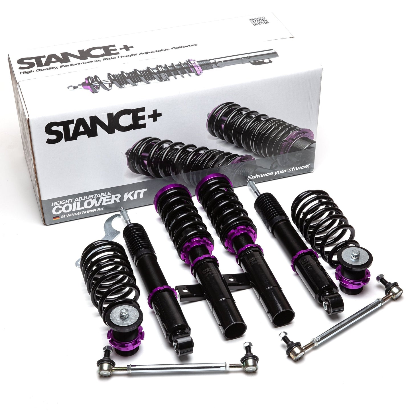 Proline Fixed Damping Coilover kit with Retail Box - STANCE+
