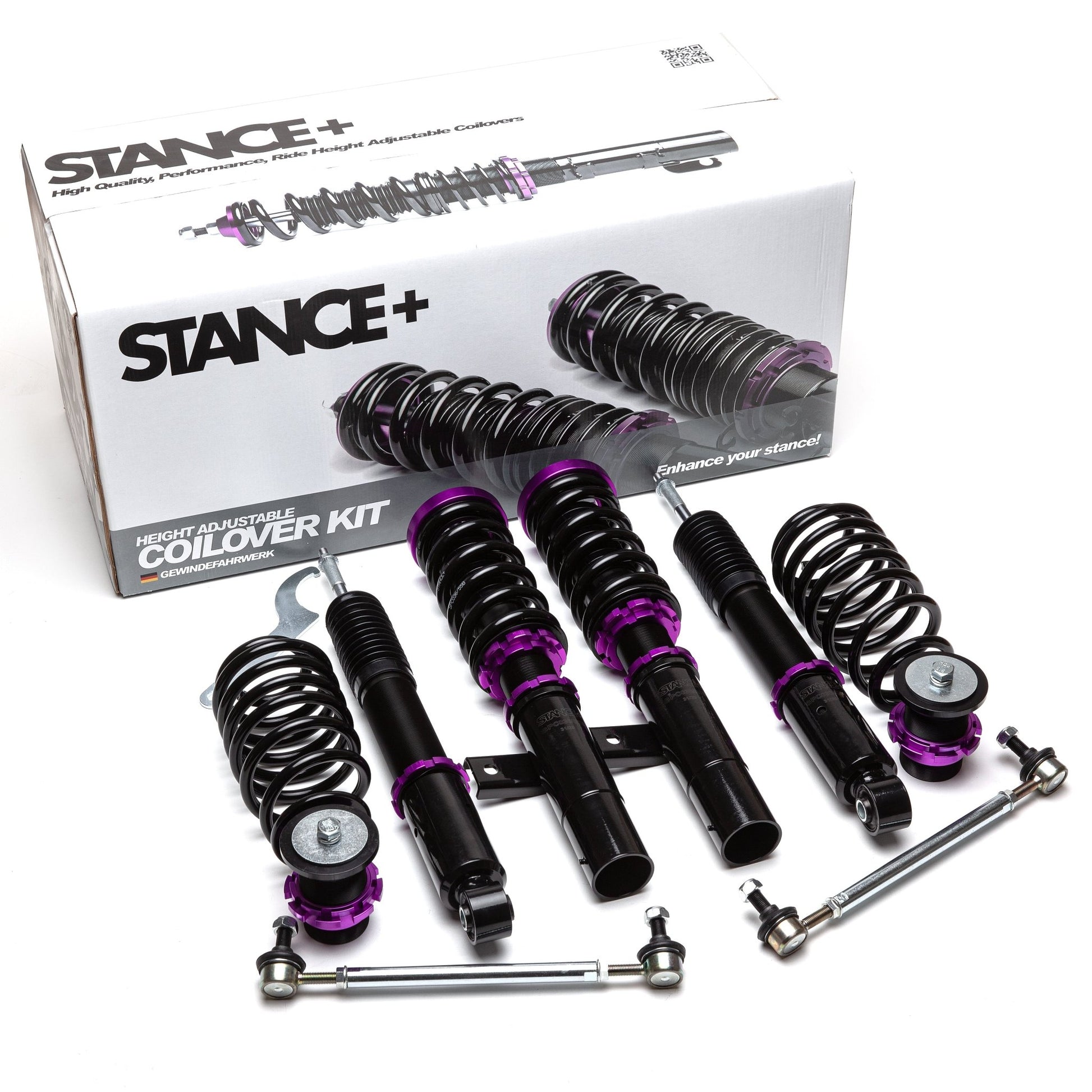 Proline Fixed Damping Coilover kit with Retail Box - STANCE+