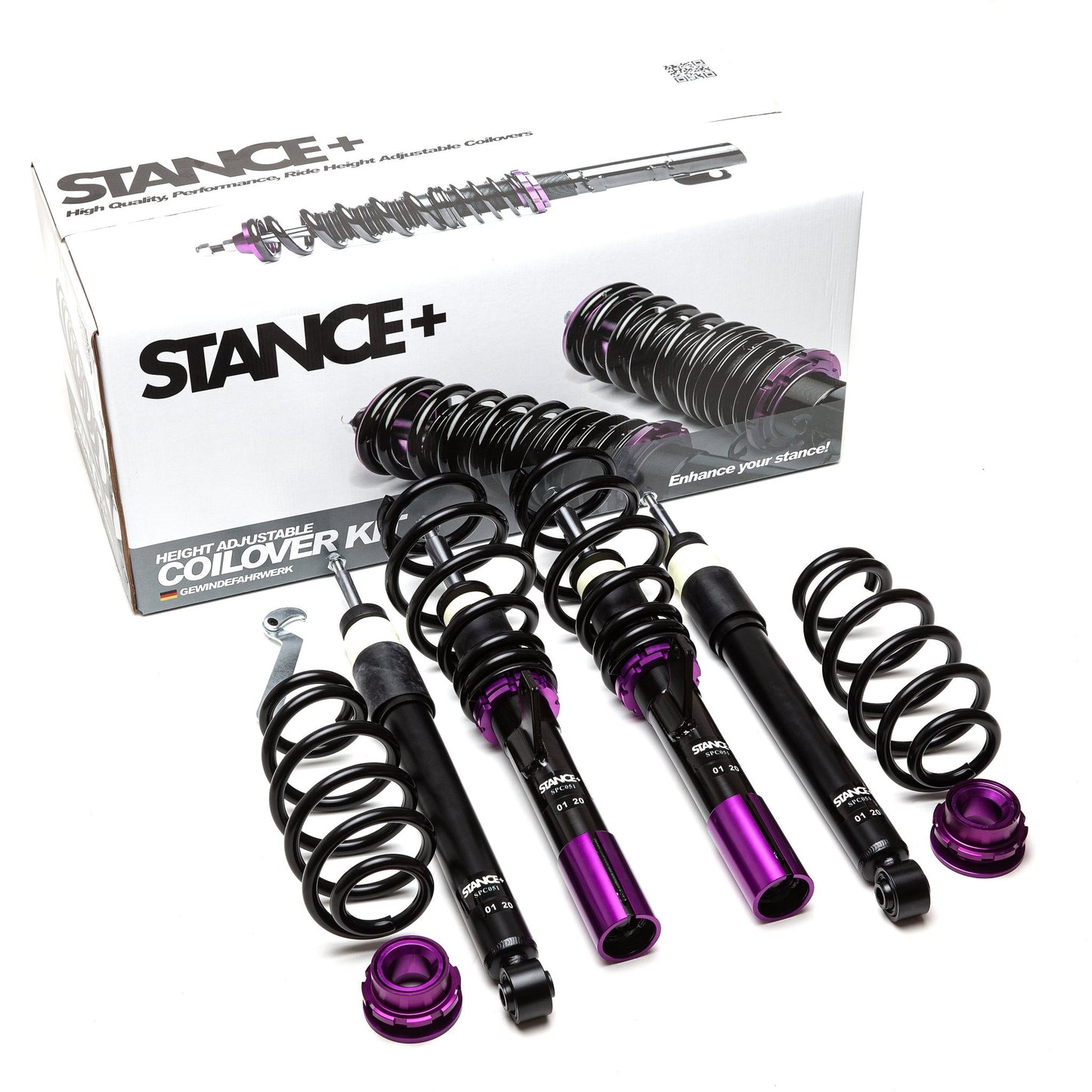 Street Coilover kit with Retail Box - STANCE+