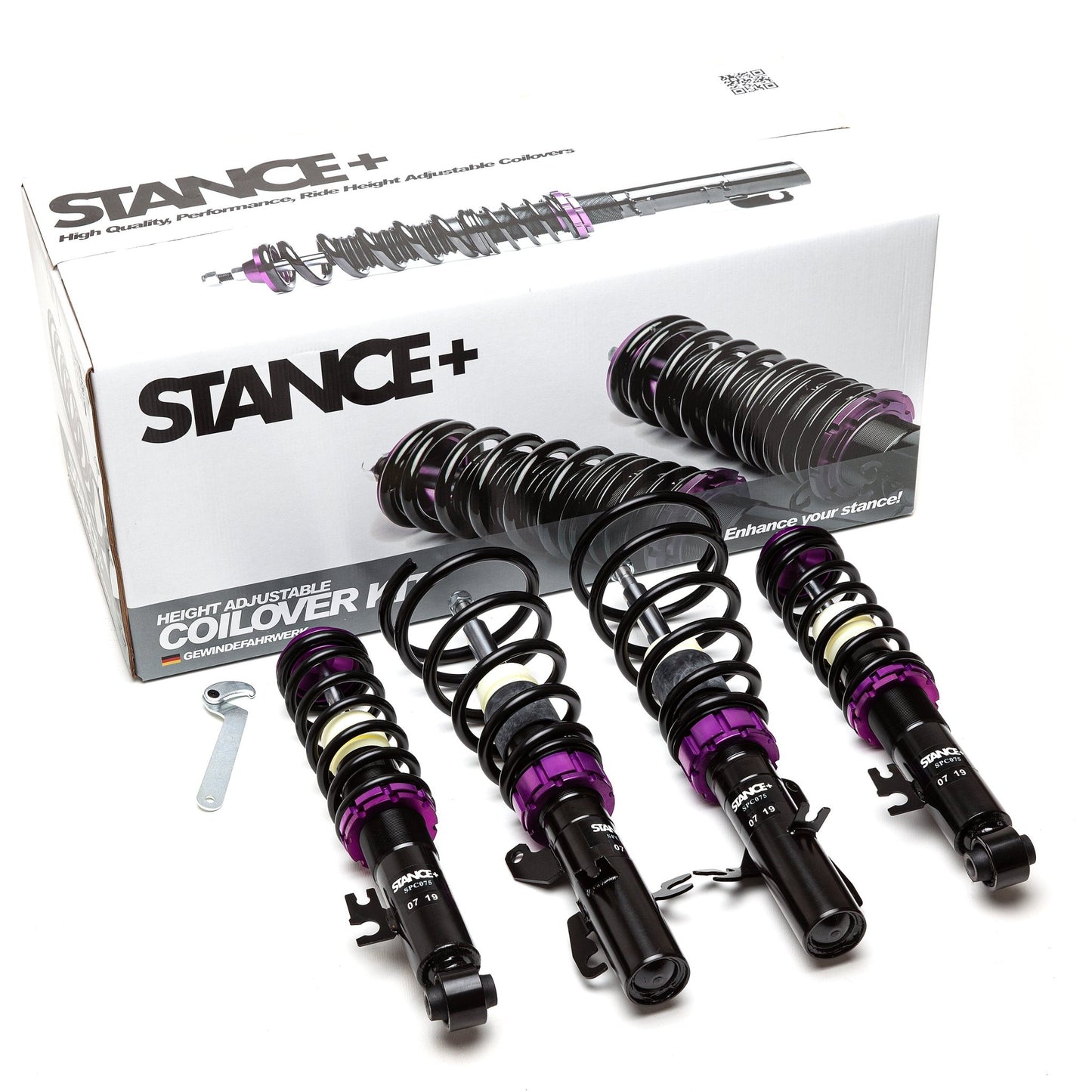 Street Coilover kit with Retail Box - STANCE+