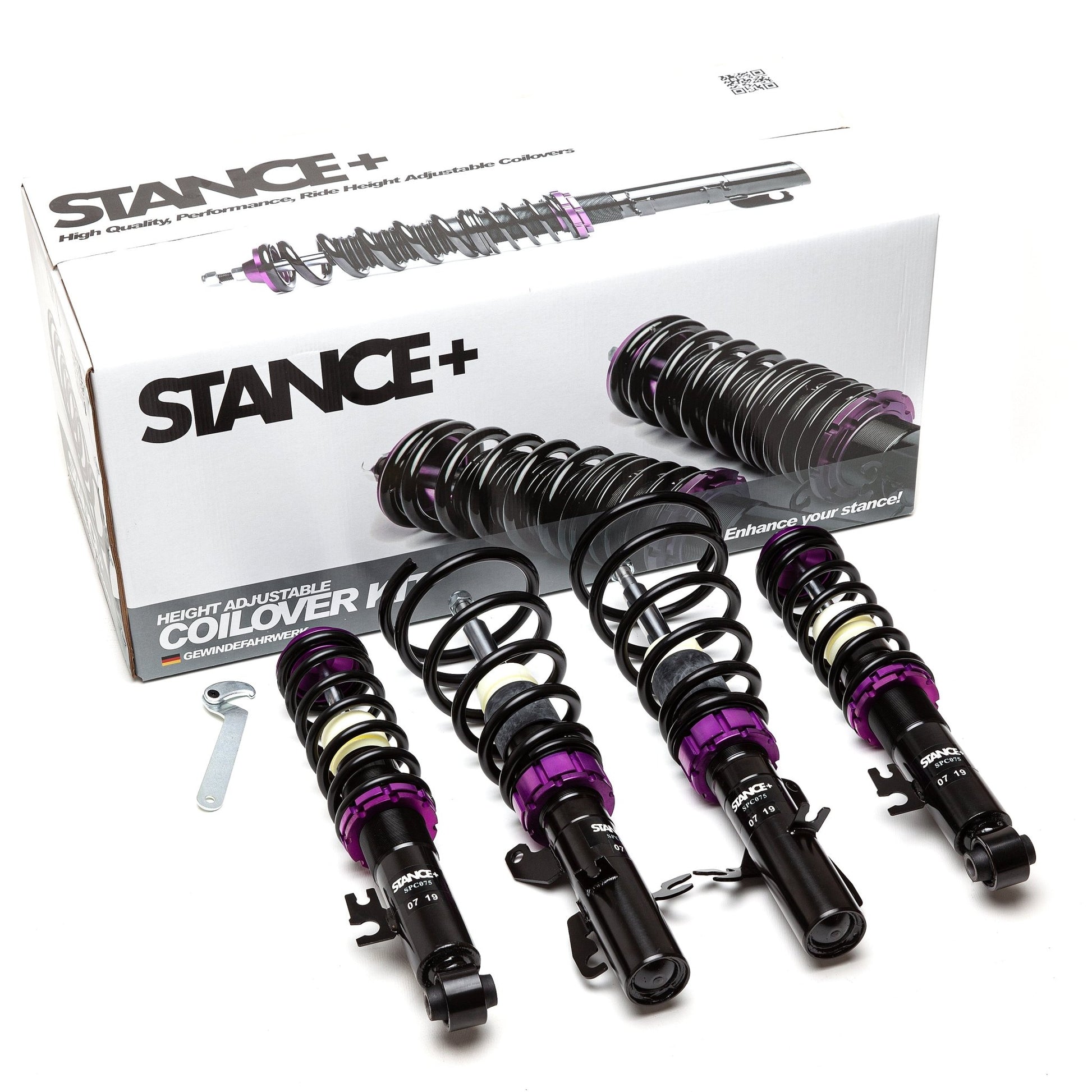 Street Coilover kit with Retail Box - STANCE+