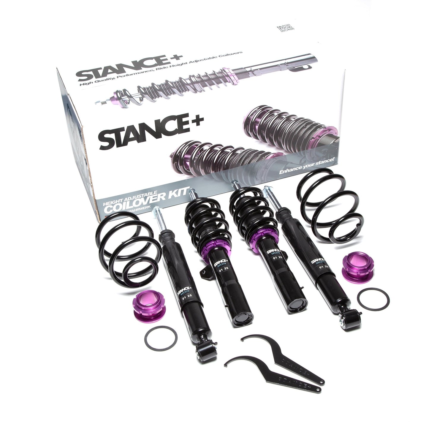 Street Coilover kit with Retail Box - STANCE+