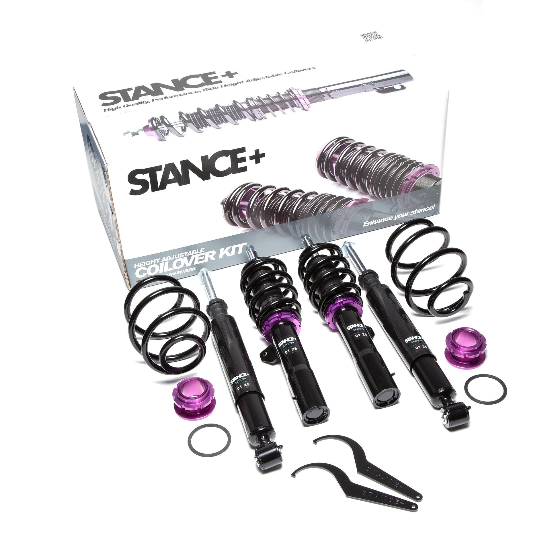 Street Coilover kit with Retail Box - STANCE+