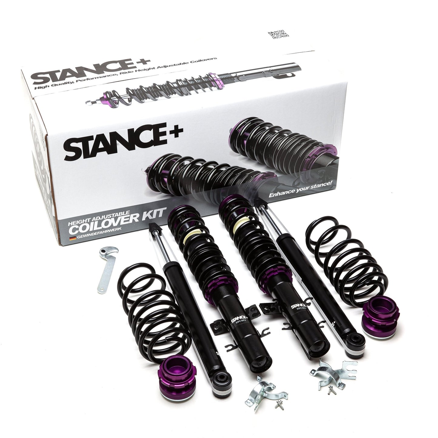 Street Coilover kit with Retail Box - STANCE+