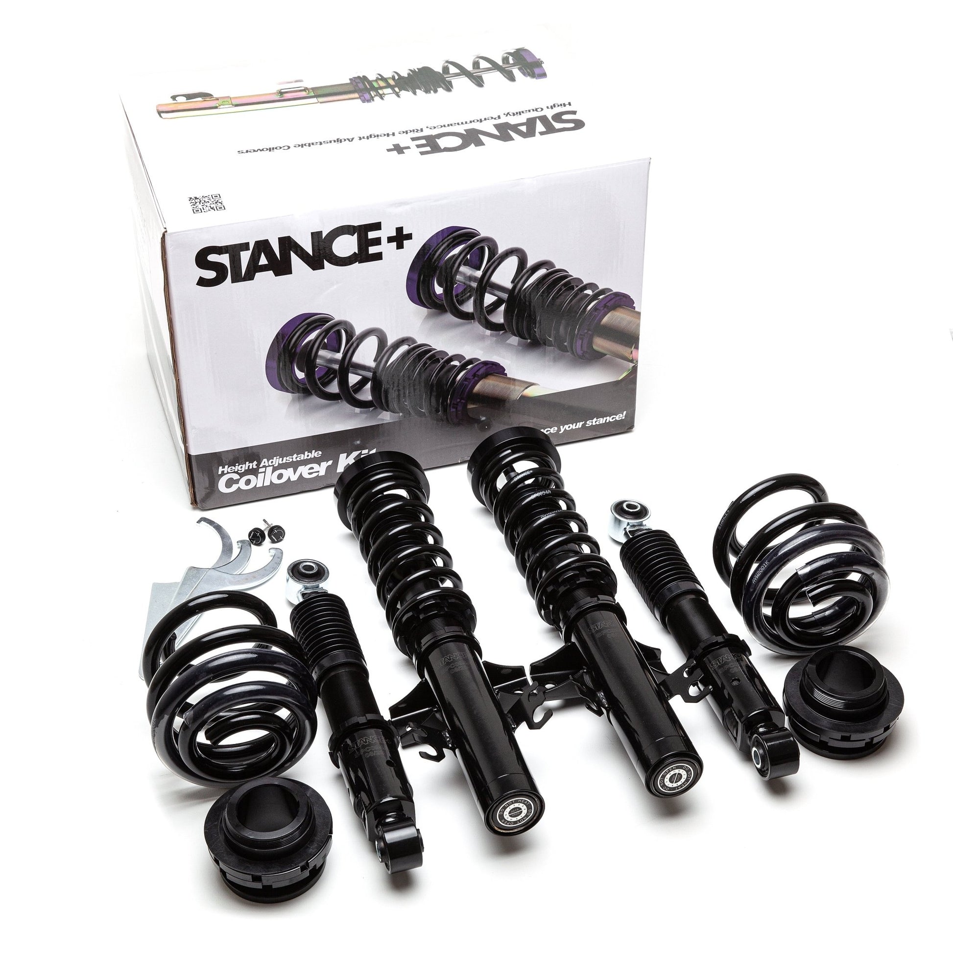 Proline Adjustable Damping Coilover kit with Retail Box - STANCE+