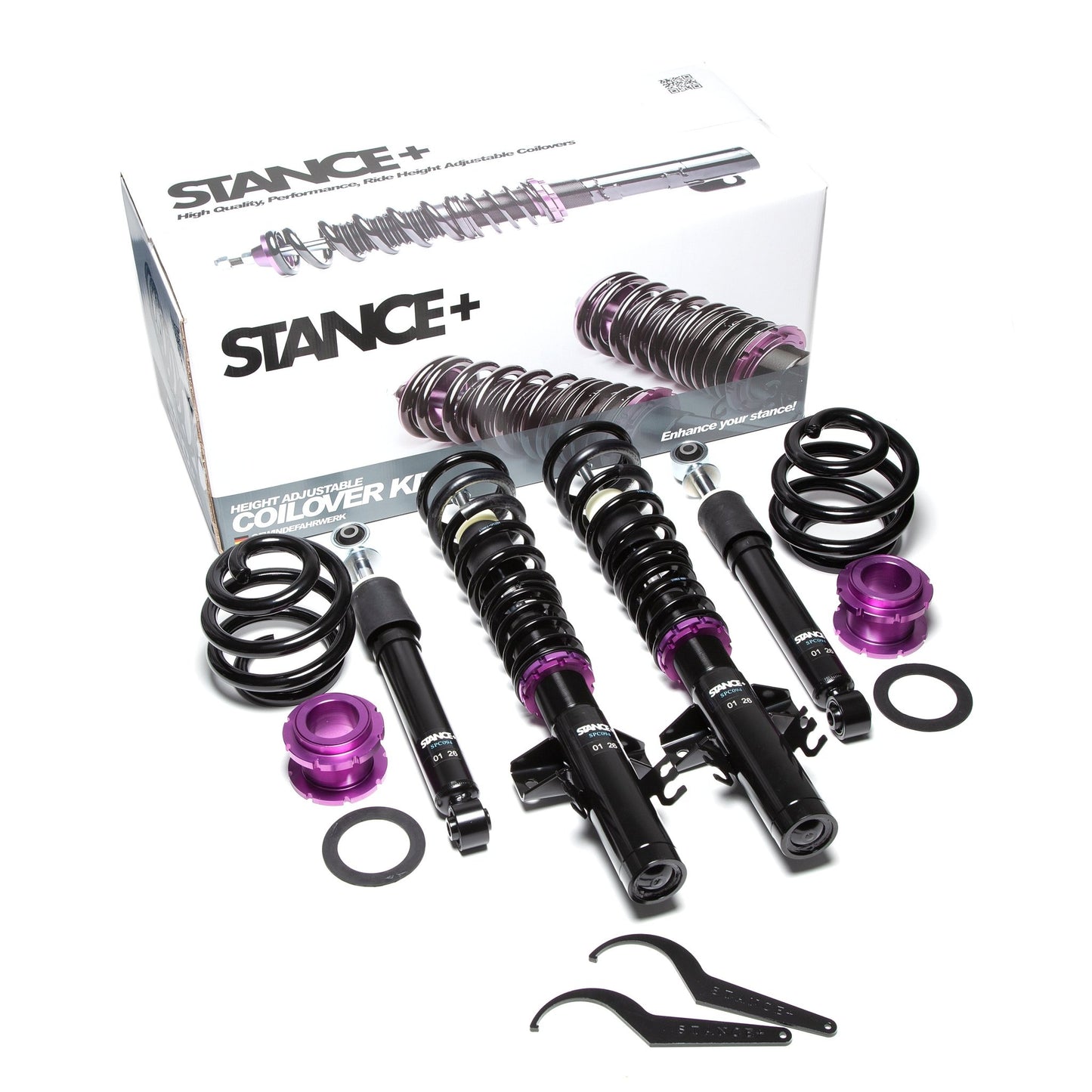 Street Coilover kit with Retail Box - STANCE+