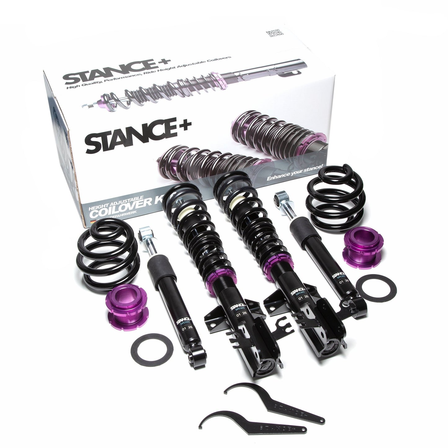 Street Coilover kit with Retail Box - STANCE+