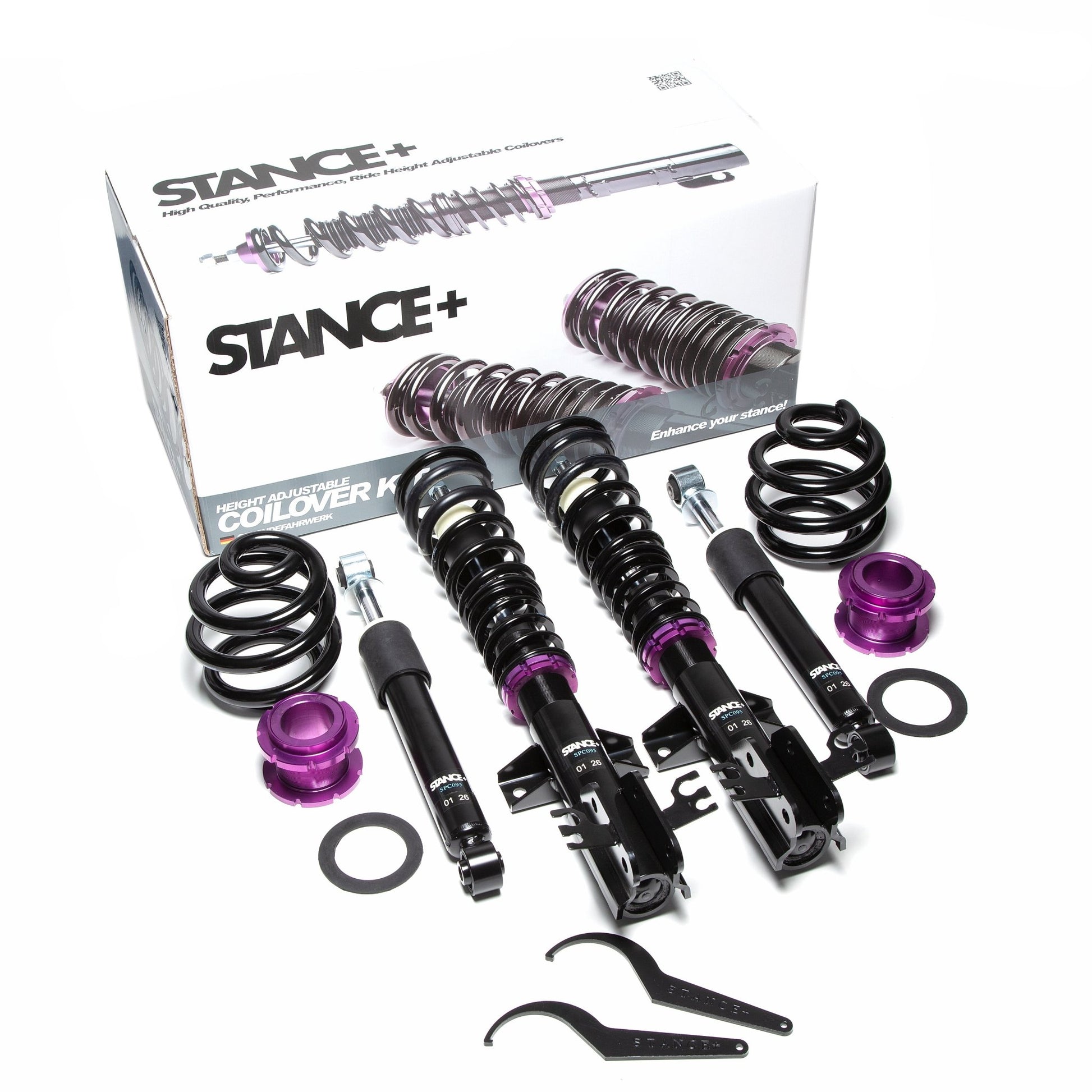 Street Coilover kit with Retail Box - STANCE+