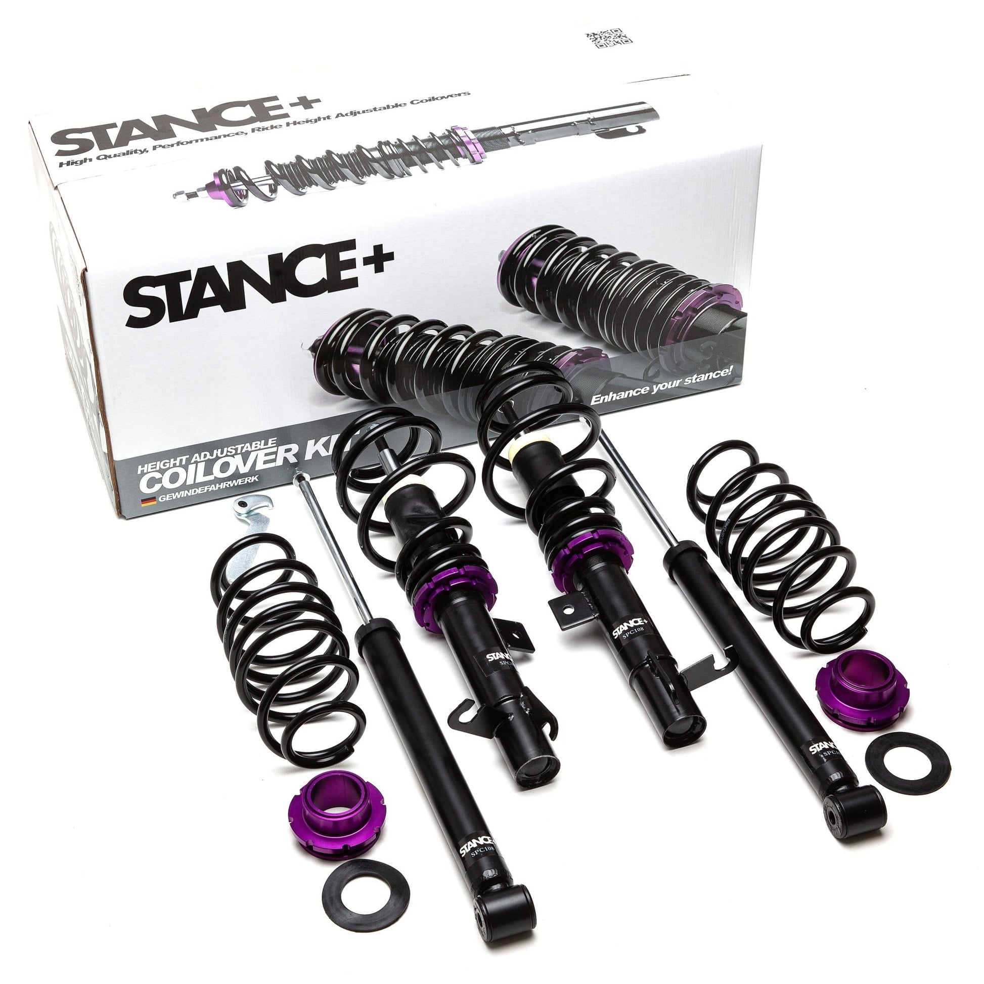 Street Coilover kit with Retail Box - STANCE+