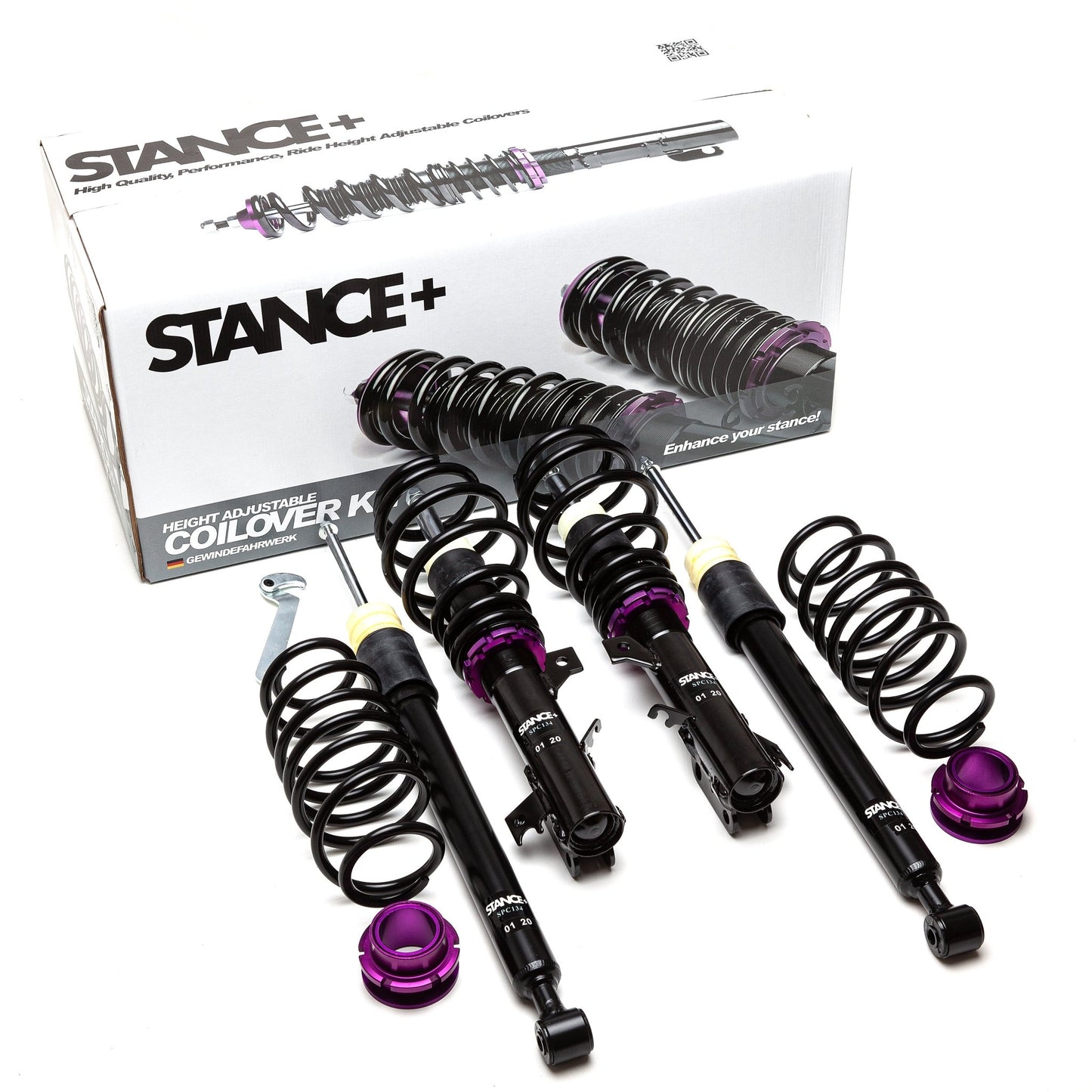 Street Coilover kit with Retail Box - STANCE+