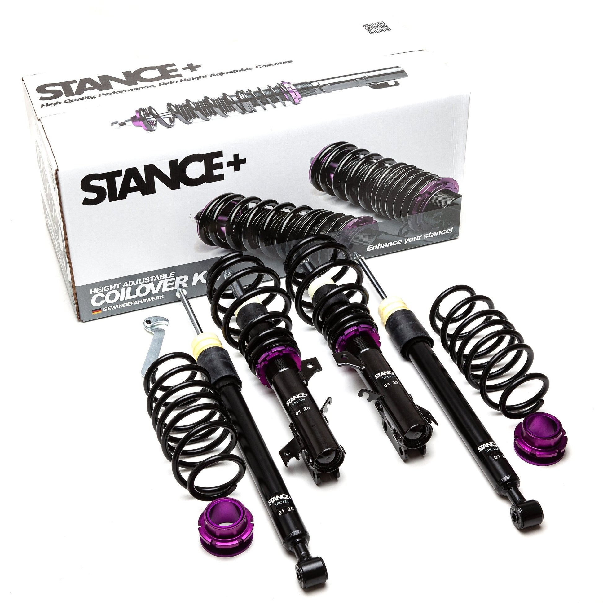 Street Coilover kit with Retail Box - STANCE+