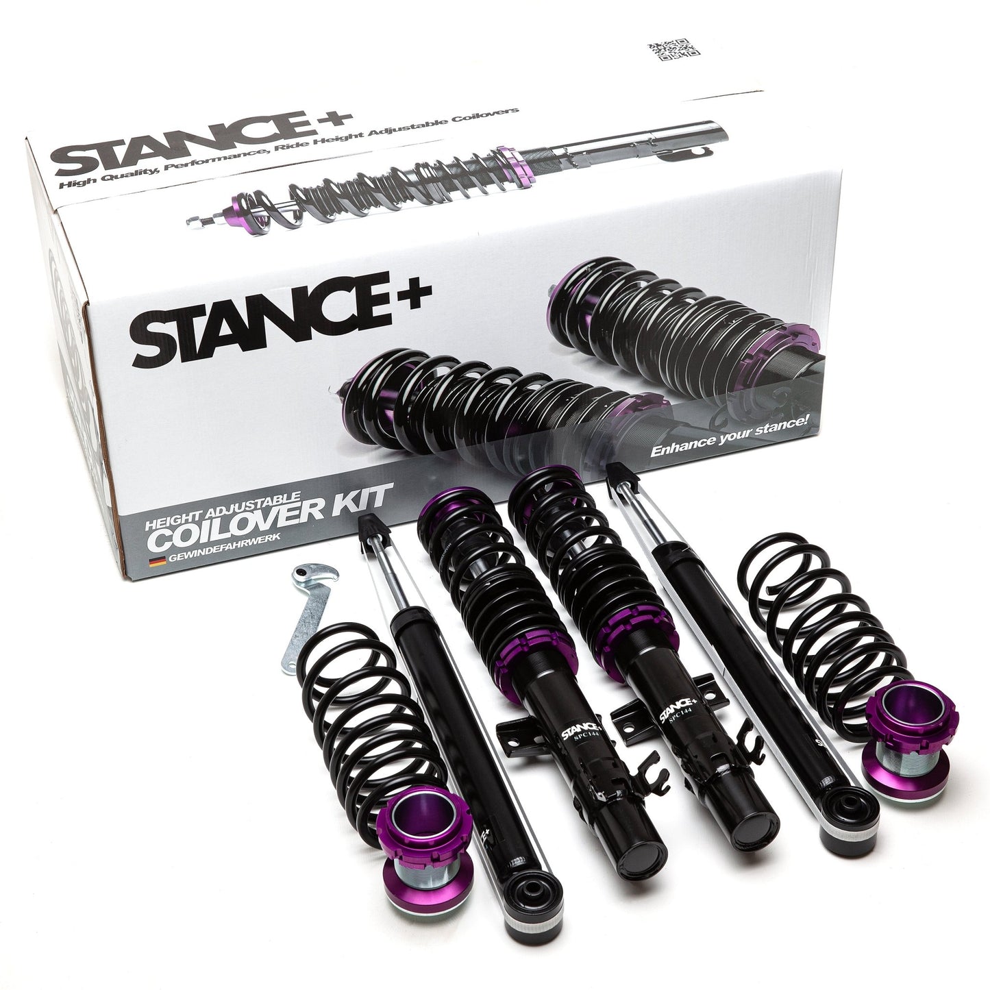 Street Coilover kit with Retail Box - STANCE+