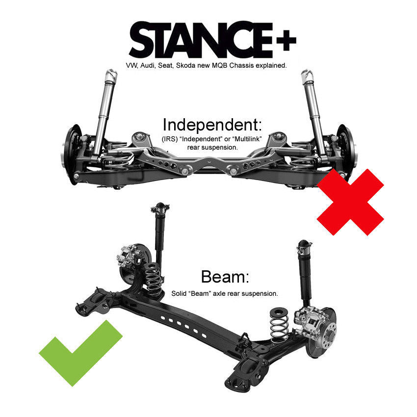 Street Coilover kit - STANCE+ - Rear - Beam