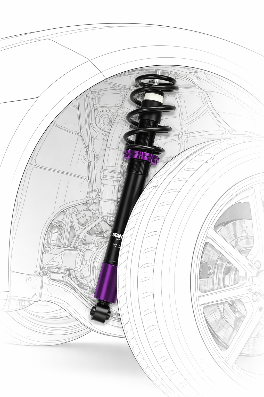 Street Coilover kit - STANCE+