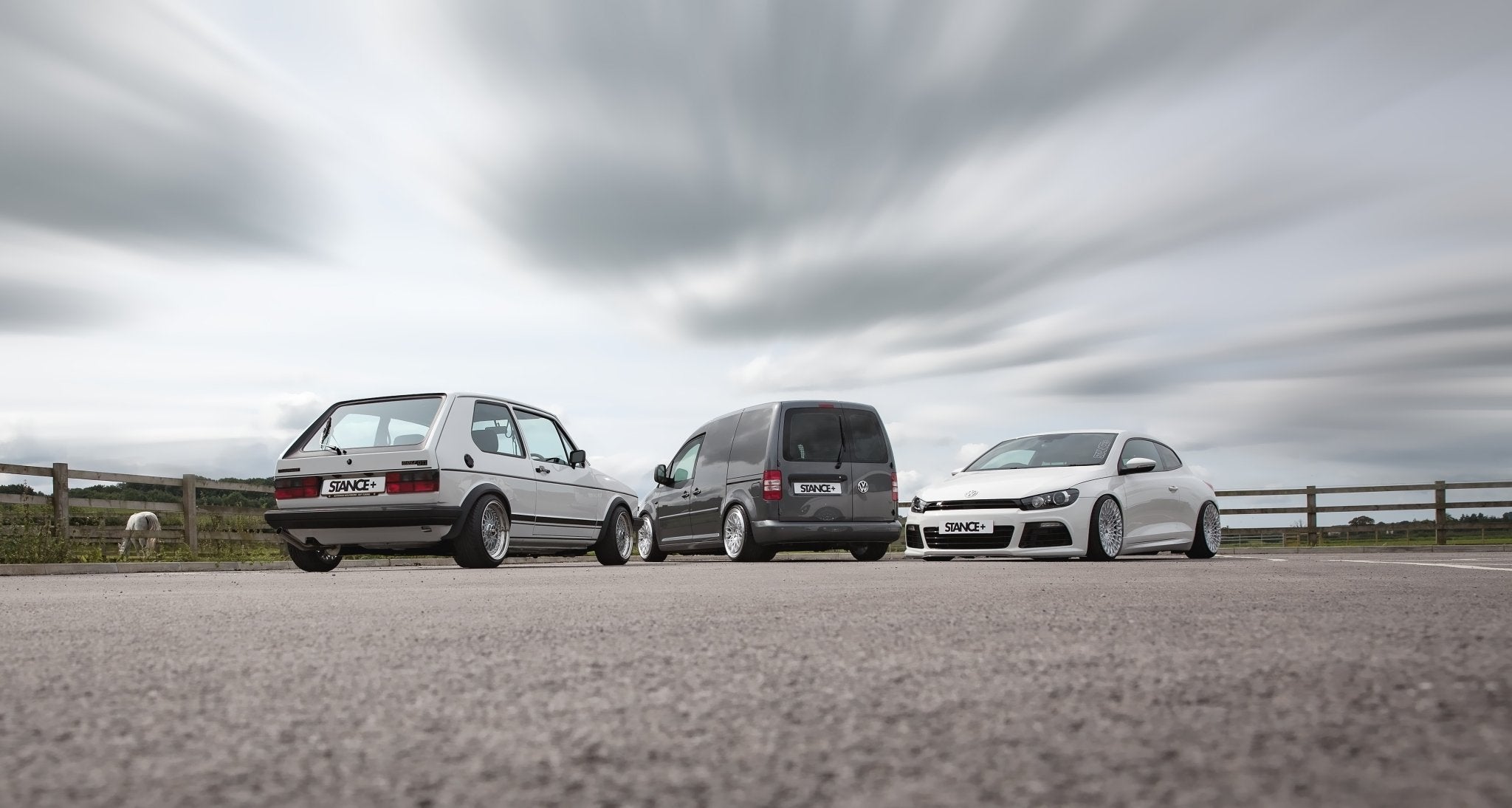 Golf Mk1 Caddy 2k New Scirocco R fitted with STANCE+ Street Coilovers